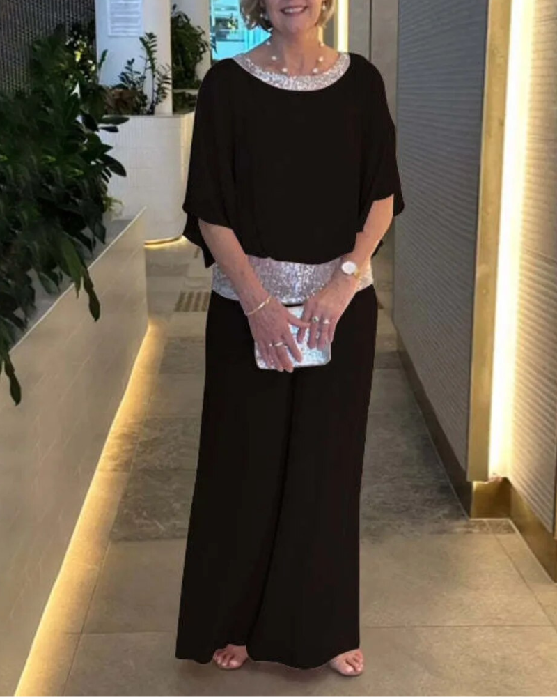 Naomi - Elegant, loose-fitting two-piece set