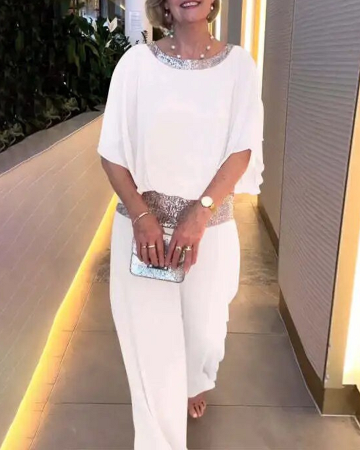 Naomi - Elegant, loose-fitting two-piece set