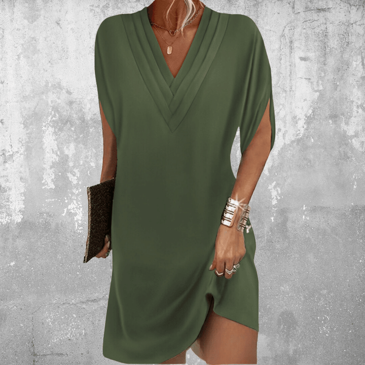 NATALIA™ | Flattering Tummy-Hiding Dress