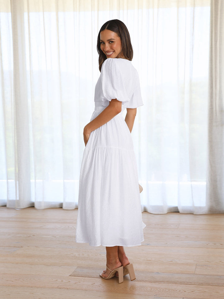 Natalie - Ruffle Midi Dress