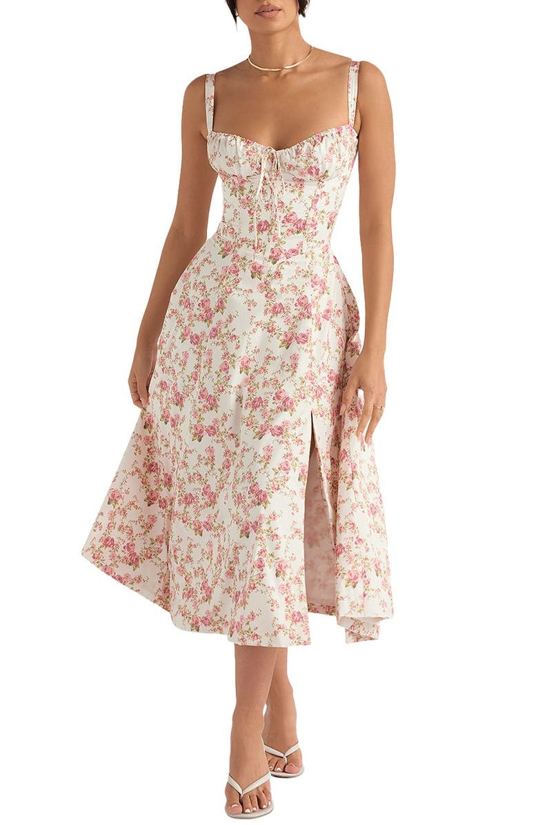 Honora - Bustier dress with waist shaping