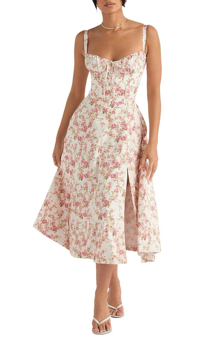 Honora - Bustier dress with waist shaping