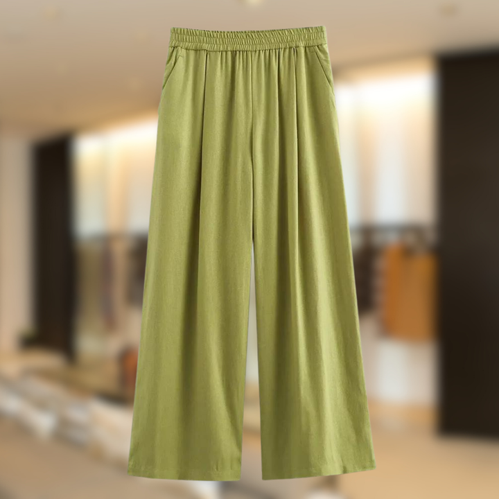 Zara™ - Summer set with two-piece shirt and loose fit trousers