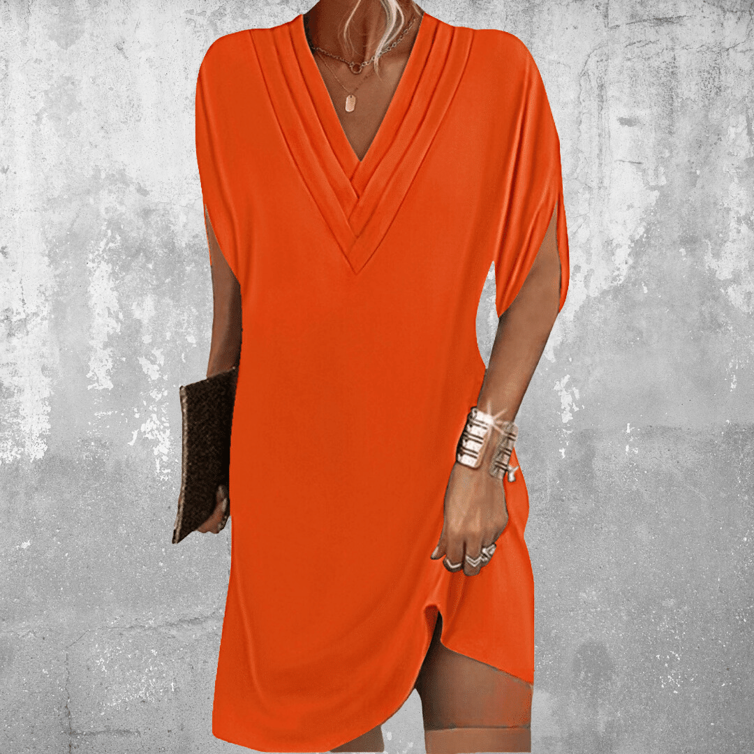 NATALIA™ | Flattering Tummy-Hiding Dress