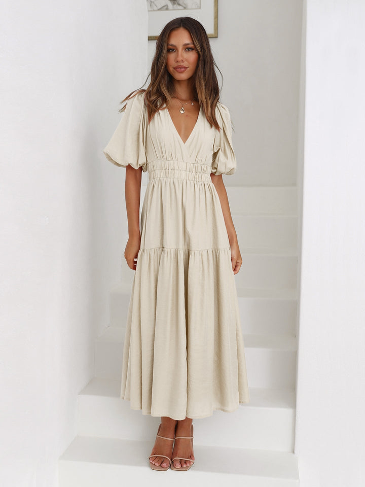 Natalie - Ruffle Midi Dress