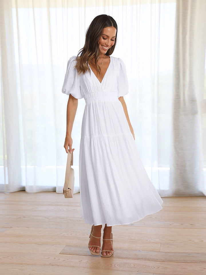 Natalie - Ruffle Midi Dress