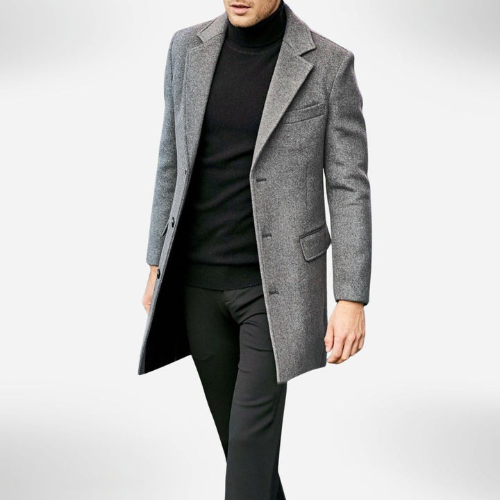 Harvey™ - Elegant Long Men's Coat