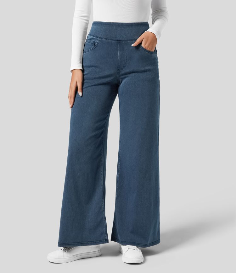 Evie | Comfy Elastic High-Waisted Pants