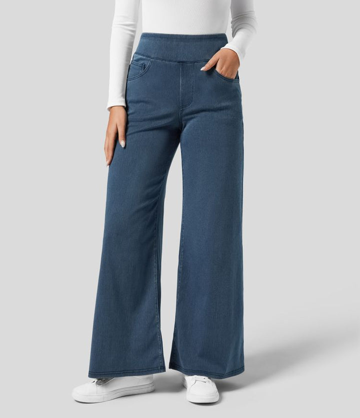 Evie | Comfy Elastic High-Waisted Pants