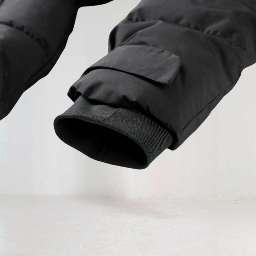Premium Insulated Black Ski Jacket
