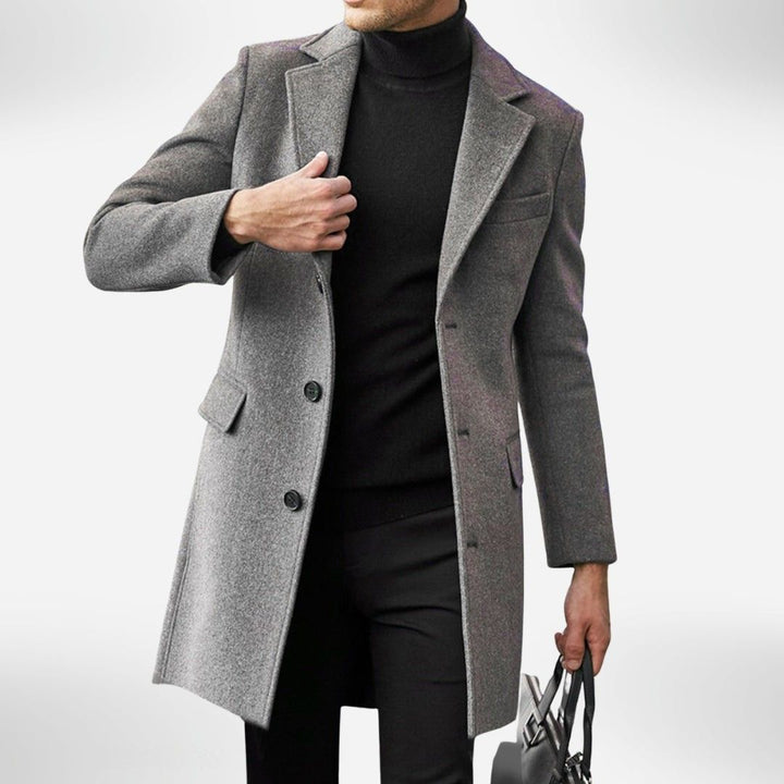 Harvey™ - Elegant Long Men's Coat