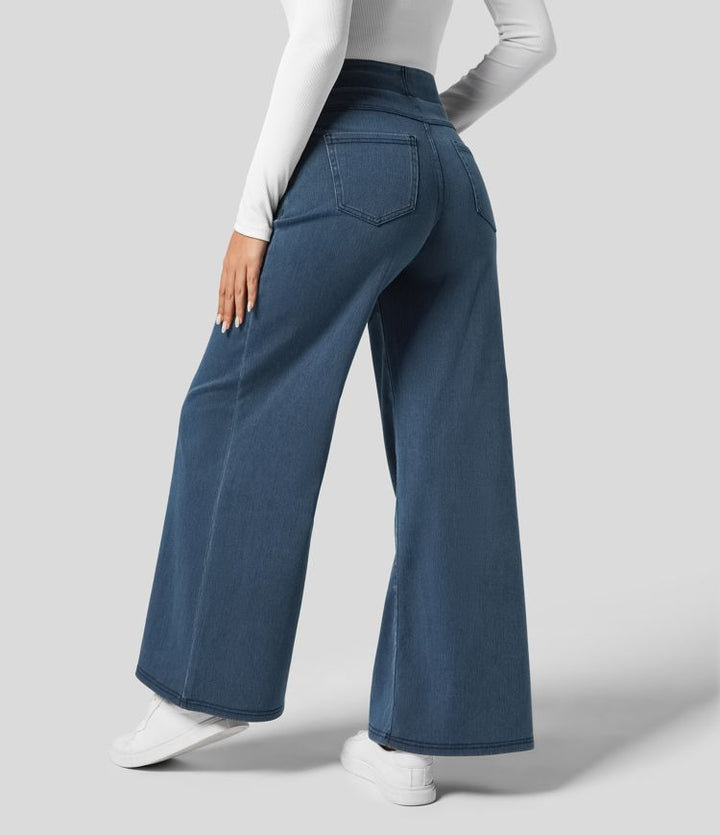 Evie | Comfy Elastic High-Waisted Pants