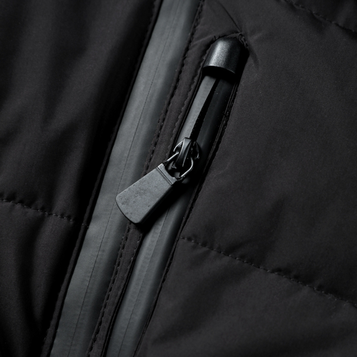 Premium Insulated Black Ski Jacket