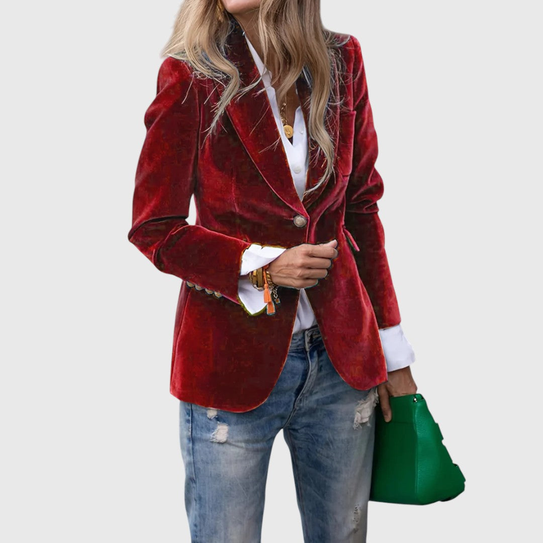 Miranda - Velvet Blazer