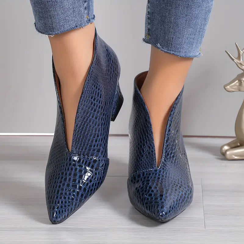 Ella™ | Elegant Pointed-Toe Heeled Boots