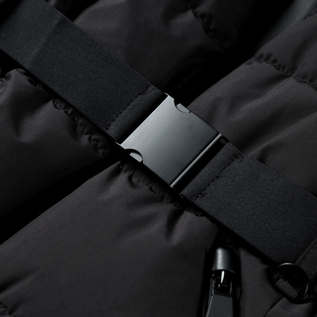 Premium Insulated Black Ski Jacket