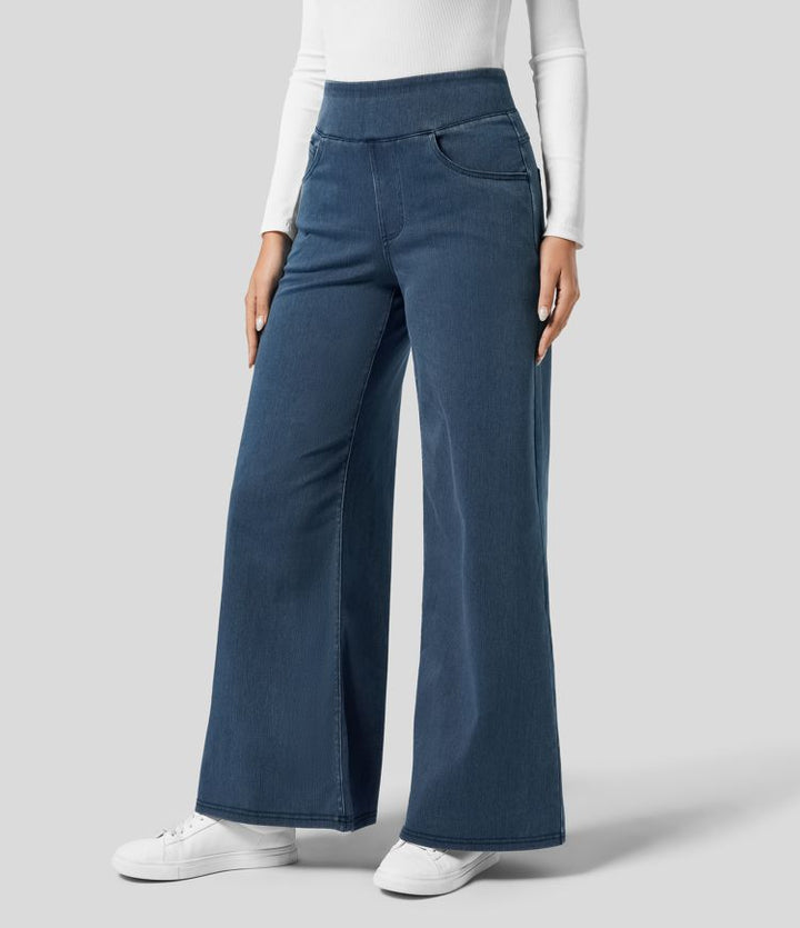 Evie | Comfy Elastic High-Waisted Pants