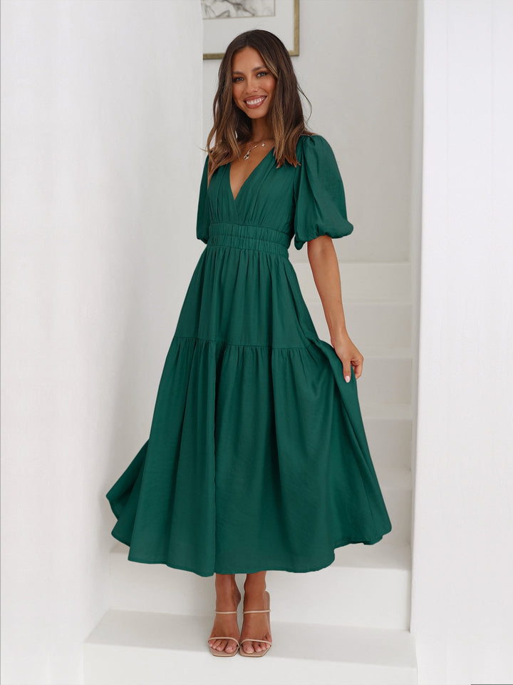 Natalie - Ruffle Midi Dress
