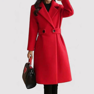 Talia | Belted Elegance Coat