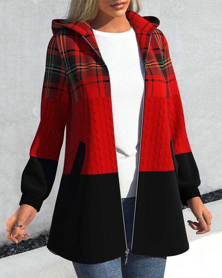 Checked Jacket for Women