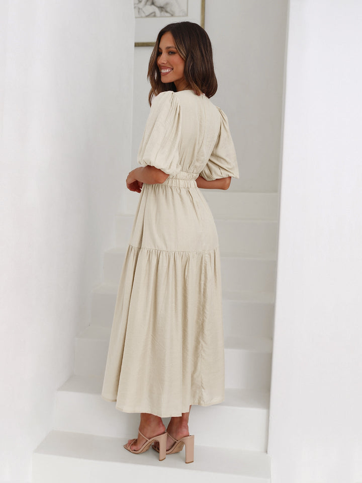 Natalie - Ruffle Midi Dress