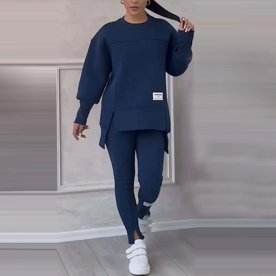 CHARLENE | Casual women's sweatshirt and leggings set