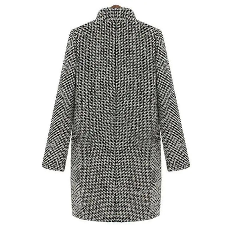 DELPHINE - ELEGANT LONG WOOL COAT