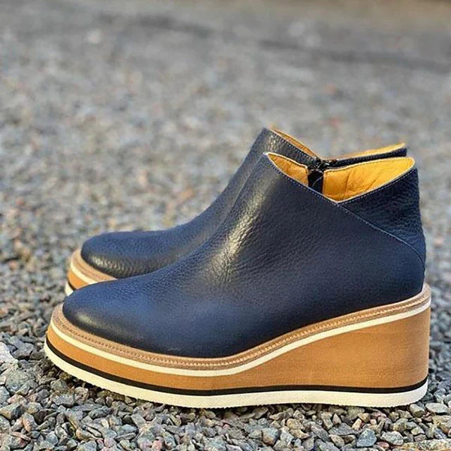 Matilda™ | Effortless Wedge Ankle Boots for All-Day Chic