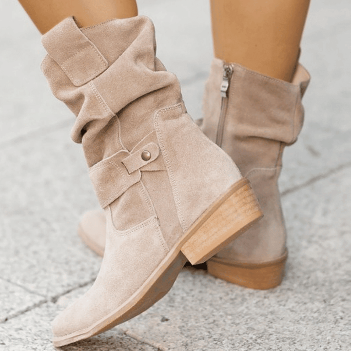 Olivia™ | Luxe Suede Ankle Boots for Effortless Style