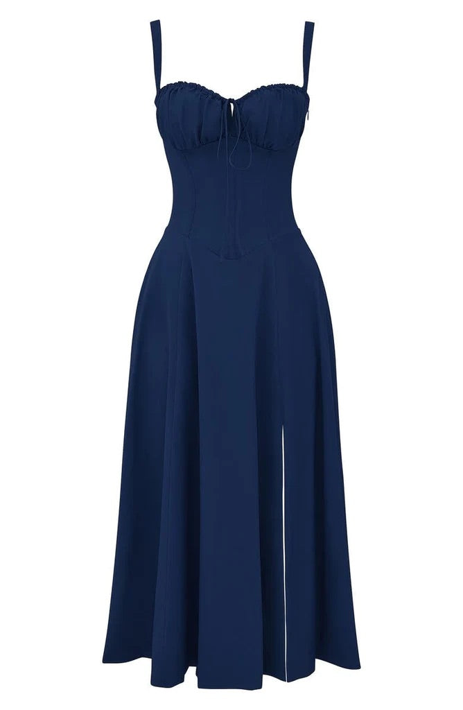 Honora - Bustier dress with waist shaping