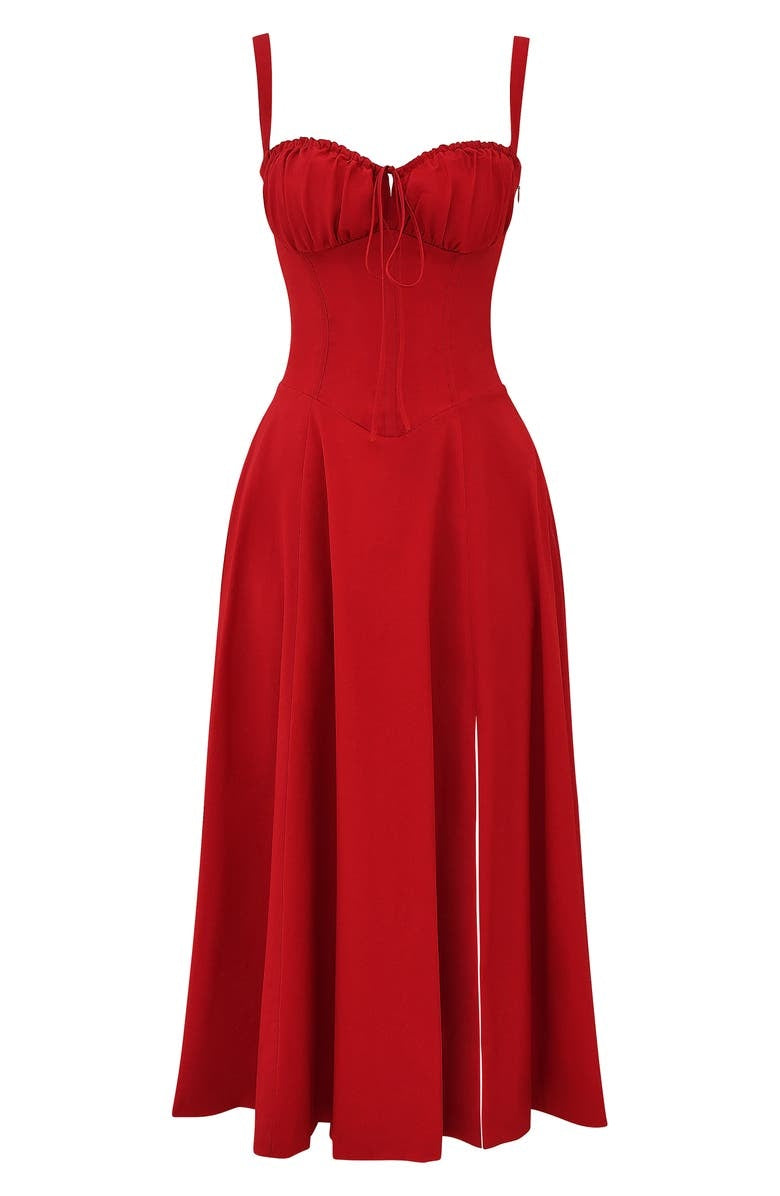 Honora - Bustier dress with waist shaping