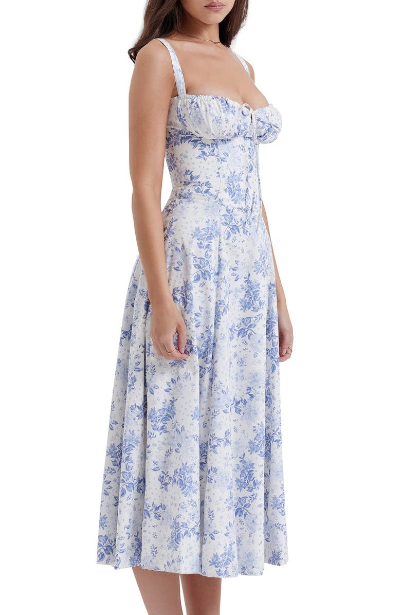 Honora - Bustier dress with waist shaping