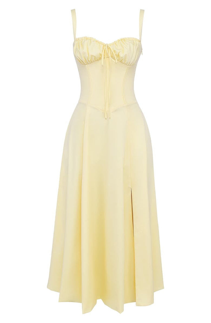 Honora - Bustier dress with waist shaping