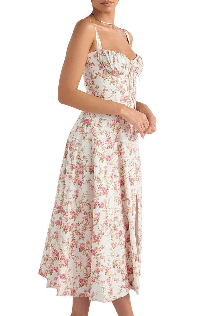 Honora - Bustier dress with waist shaping
