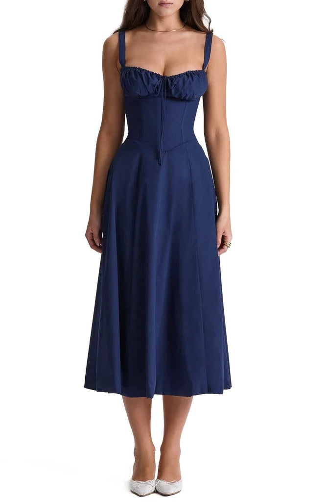 Honora - Bustier dress with waist shaping