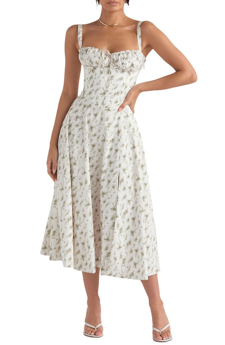 Honora - Bustier dress with waist shaping