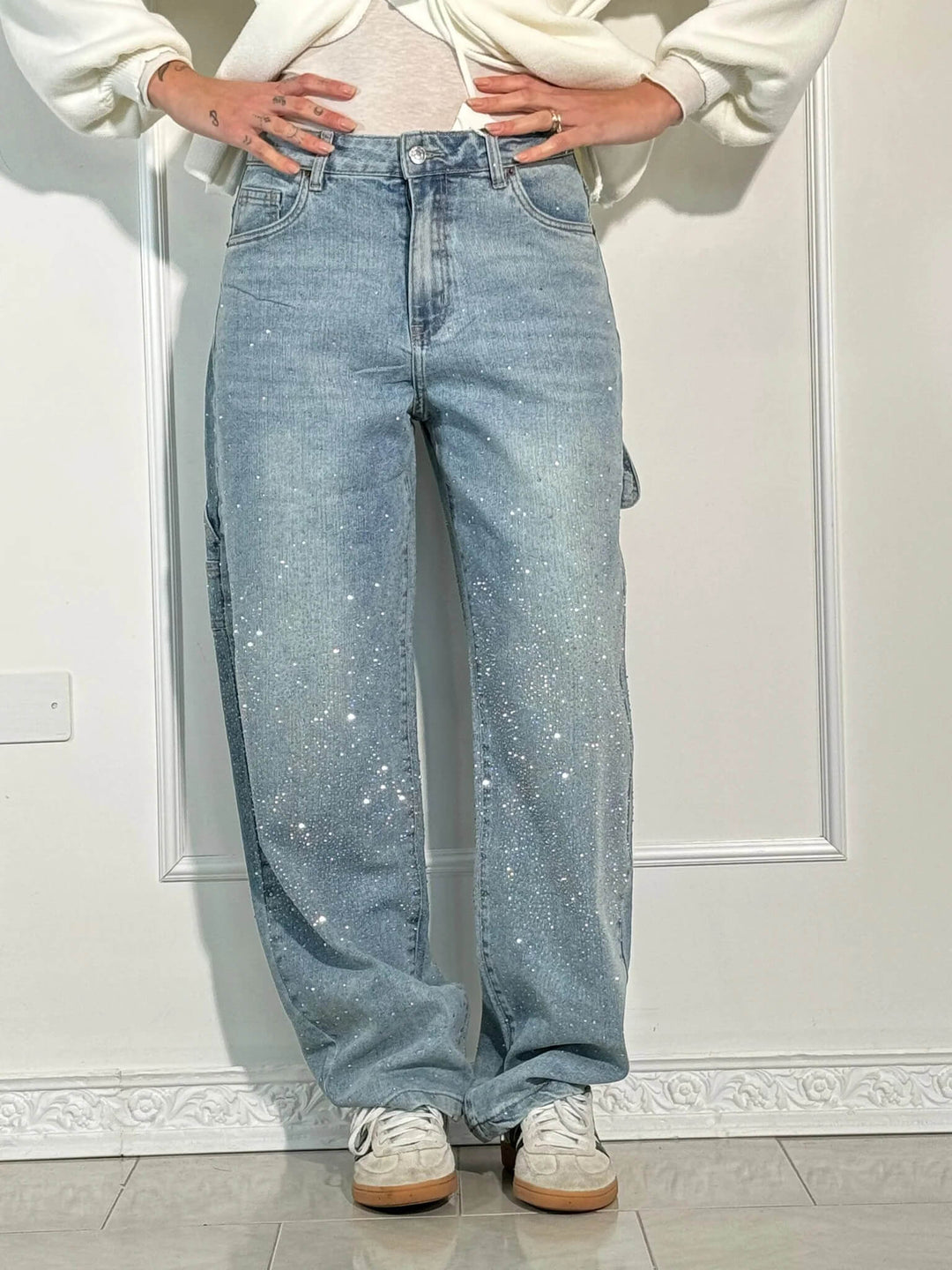 Violette - High-Waisted Wide-Leg Pants
