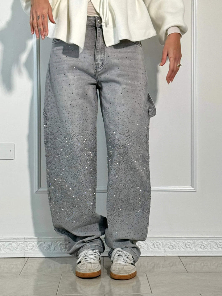 Violette - High-Waisted Wide-Leg Pants