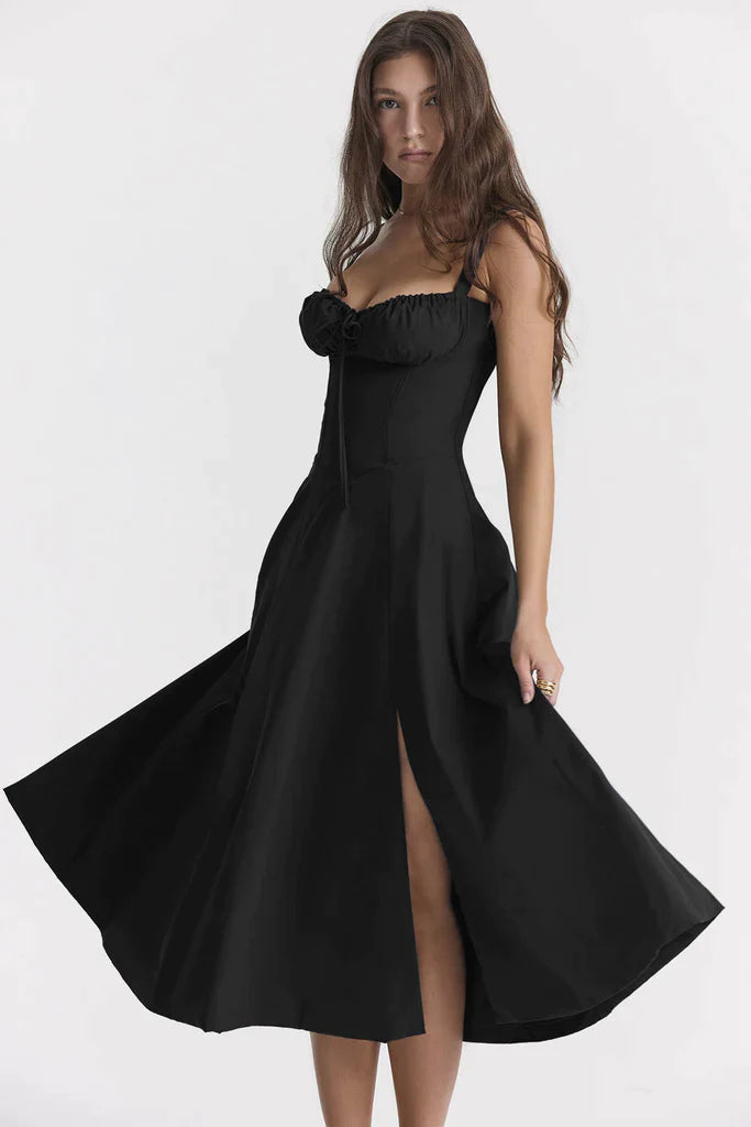 Honora - Bustier dress with waist shaping