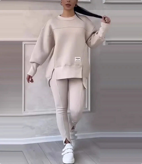 CHARLENE | Casual women's sweatshirt and leggings set