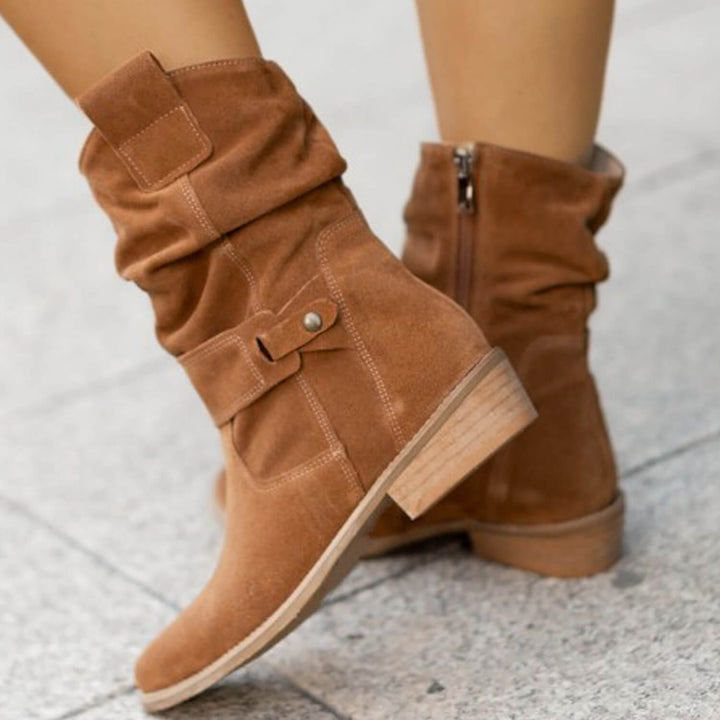 Olivia™ | Luxe Suede Ankle Boots for Effortless Style