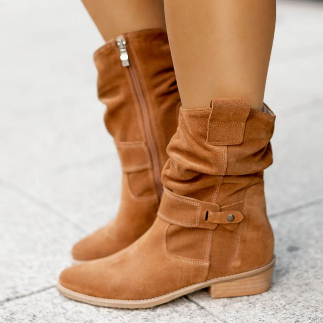 Olivia™ | Luxe Suede Ankle Boots for Effortless Style