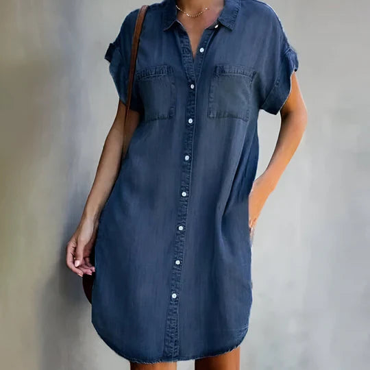 Polly | Lightweight Denim Dress