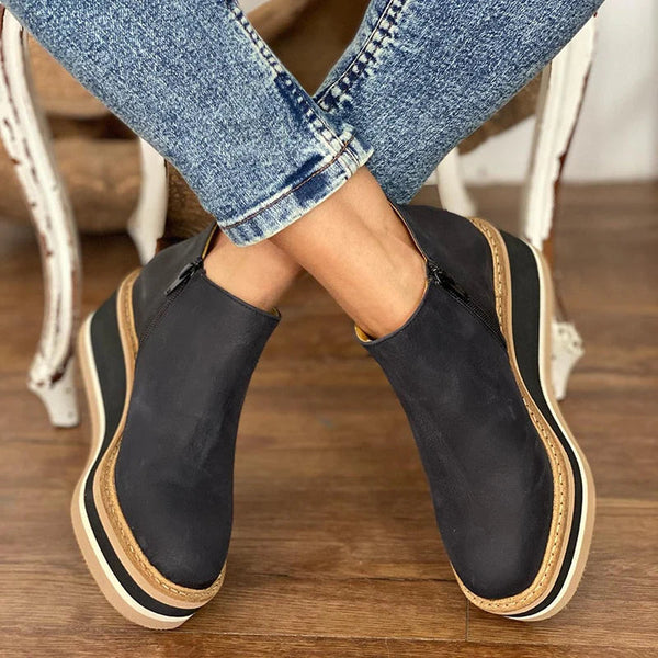 Matilda™ | Effortless Wedge Ankle Boots for All-Day Chic