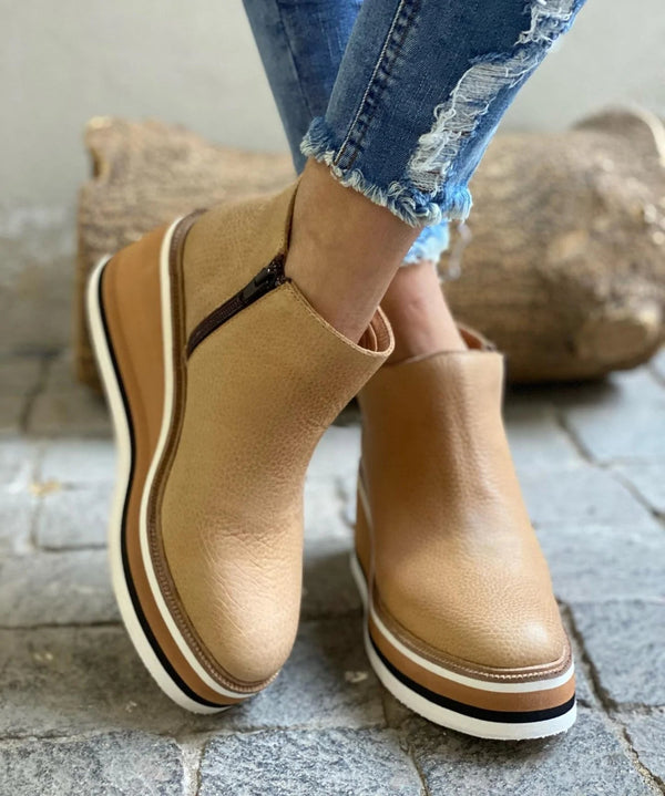 Matilda™ | Effortless Wedge Ankle Boots for All-Day Chic