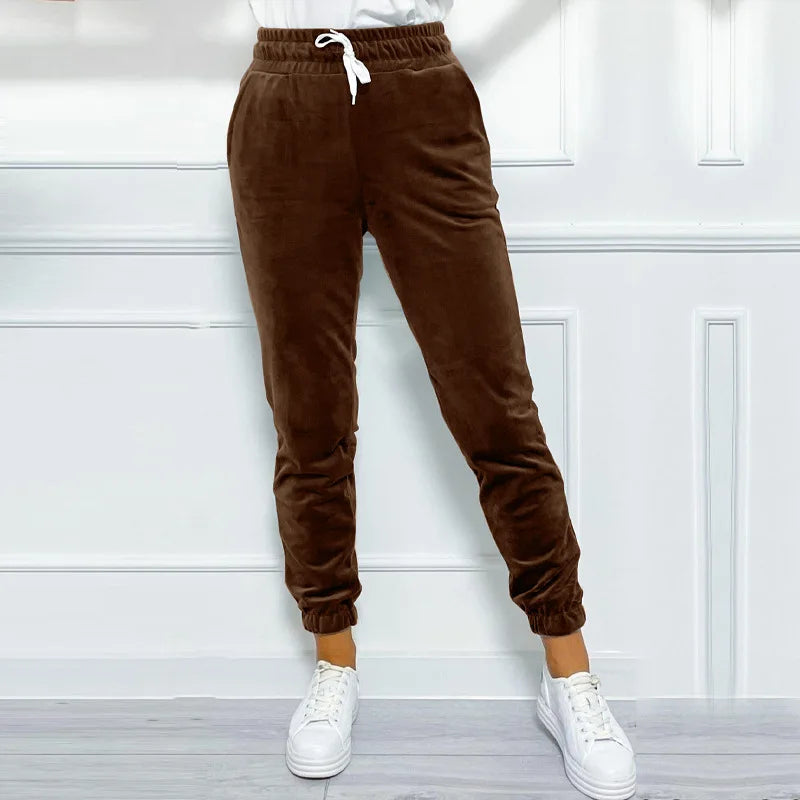 Mara - Velvet Jog Pants