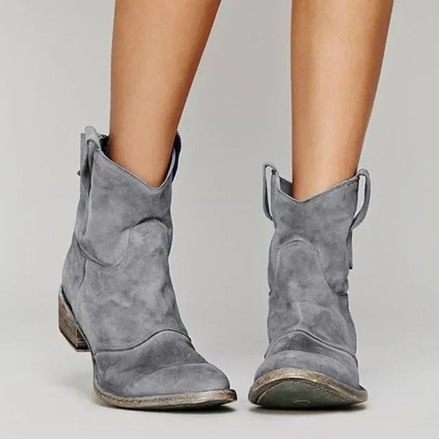 Destiny™ | Timeless Vintage Cowboy Ankle Boots