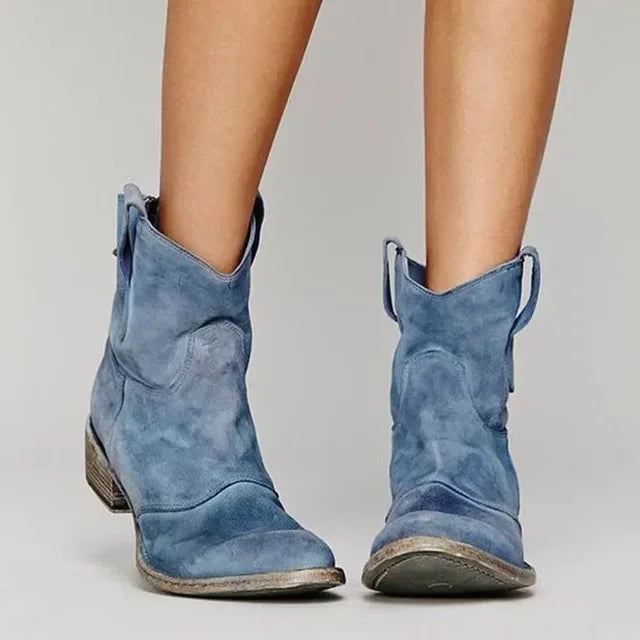 Destiny™ | Timeless Vintage Cowboy Ankle Boots