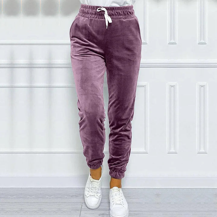 Mara - Velvet Jog Pants