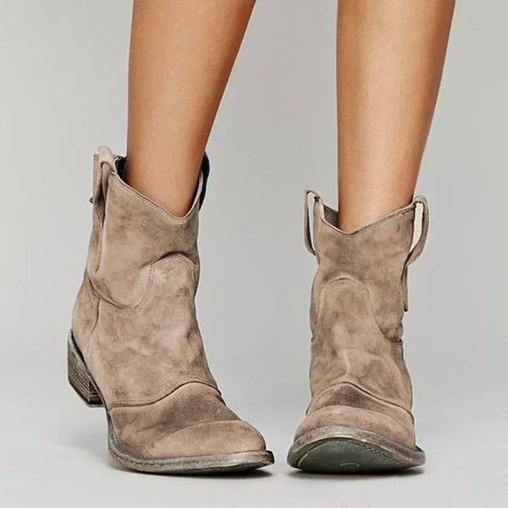 Destiny™ | Timeless Vintage Cowboy Ankle Boots